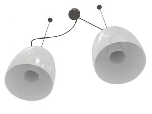 prandina ceiling light notte double 3D Model