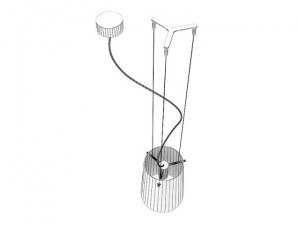 prandina ceiling light sera 3D मॉडल