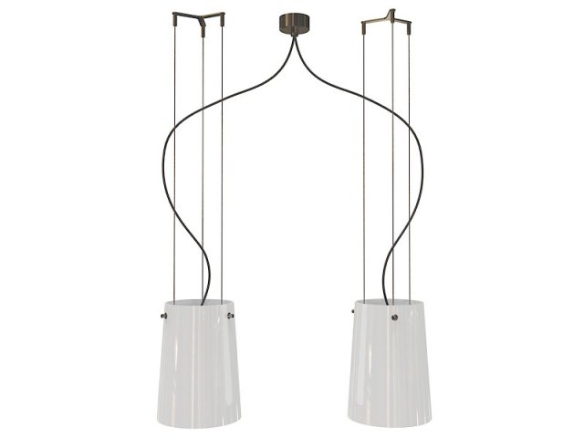 prandina ceiling light sera double Modello 3D .c4d .max .obj .3ds .fbx .stl .blend 
