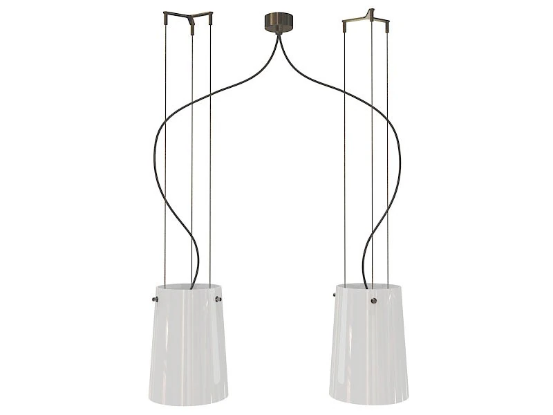 prandina ceiling light sera double 3D Model .c4d .max .obj .3ds .fbx .stl .blend