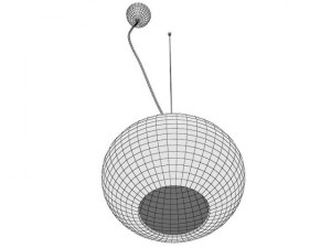 prandina ceiling light zero Modelo 3D
