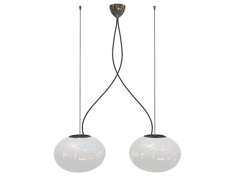 prandina ceiling light zero double 3D Model .c4d .max .obj .3ds .fbx .stl .blend 