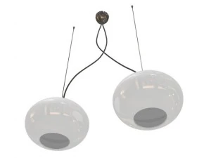 prandina ceiling light zero double 3D Model
