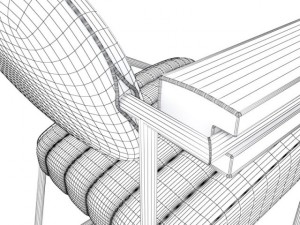 classicon nonconformist armchair 3D Model