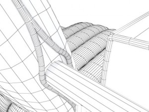 classicon nonconformist armchair 3D Model