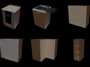 kitchen set 3D Model