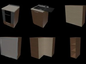 kitchen set 3D Model
