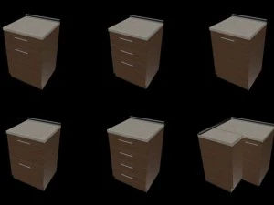 kitchen set 3D Model