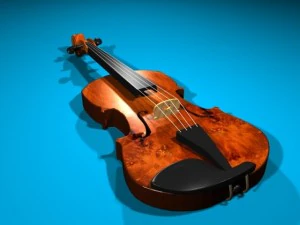 viol&iacute;n viola Modelo 3D
