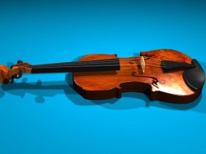 violin/viola 3D-Modell