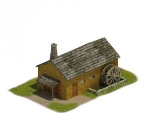 watermill Modèle 3D