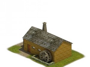 watermill Model 3D