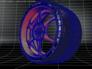 hqraacing wheel 3D Model