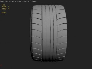 hqraacing wheel Modelo 3D