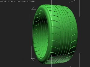 hqraacing wheel 3D Model
