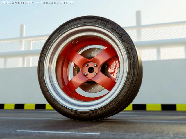 racingwheel2 3D Model .c4d .max .obj .3ds .fbx .stl .blend 