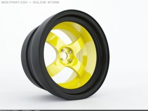 racingwheel2 3Dモデル
