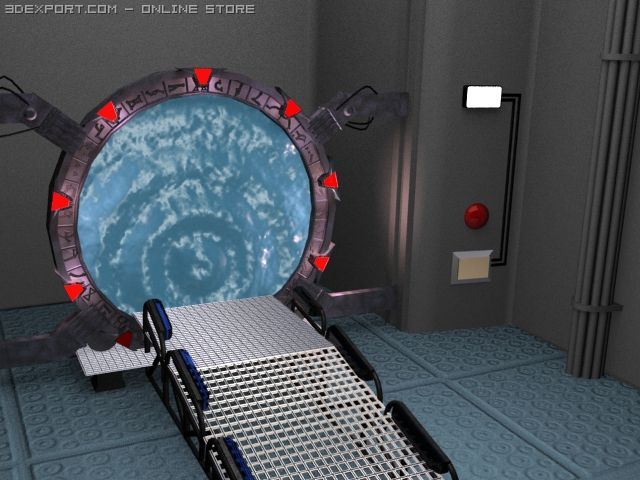 stargate Model 3D .c4d .max .obj .3ds .fbx .stl .blend