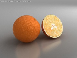 orange Modello 3D