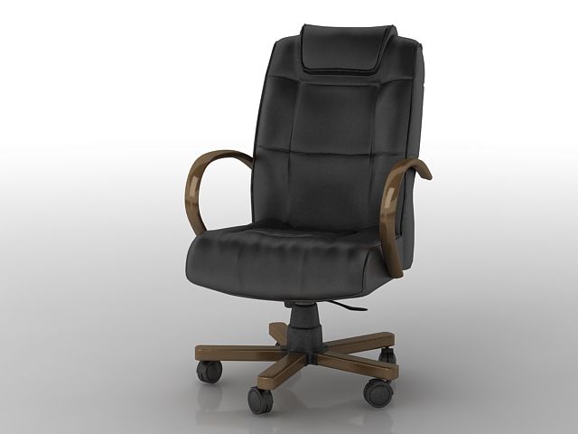 office chair 3D Model .c4d .max .obj .3ds .fbx .stl .blend 