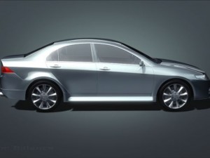 honda accord 2007 3Dモデル