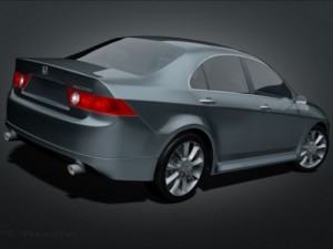 honda accord 2007 3Dモデル