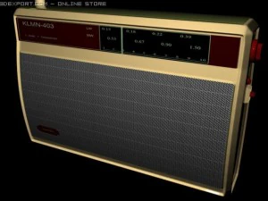 Radio PS 3D Modell