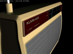 radio [hp] 3D 모델