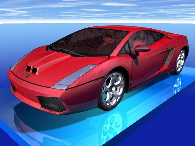 galardo car 3D 模型 .c4d .max .obj .3ds .fbx .stl .blend 