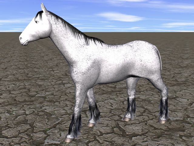 hourse 3Dモデル .c4d .max .obj .3ds .fbx .stl .blend 