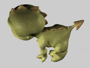 little dragon 3D 模型