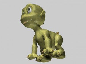 little dragon 3D 模型
