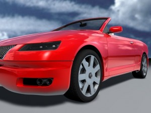 cabrio car 3D 模型