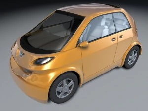 小型車 3Dモデル
