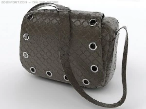 schwarze Tasche 3D Modell