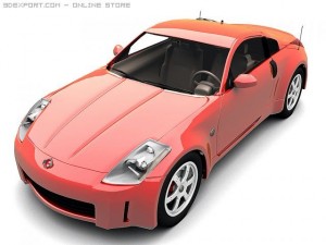 nissan 350 z 3D 모델