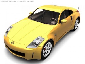 nissan 350 z 3D-Modell