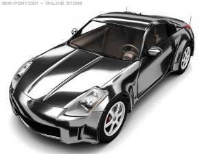 nissan 350 z 3D-Modell