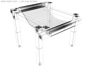 wooden chair 3D Model