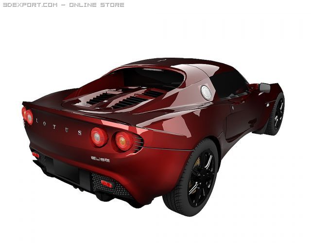 lotus elise 3D Model .c4d .max .obj .3ds .fbx .stl .blend 