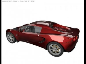 teratai elise Model 3D