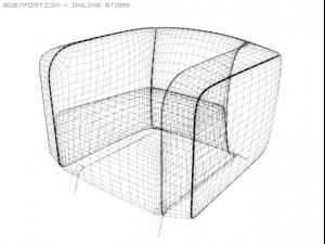 tube chair 3D Модель