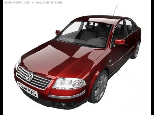 vw passat Modèle 3D