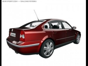 vw passat Model 3D