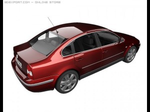 vw passat Model 3D
