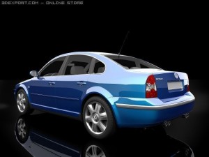 vw passat Model 3D