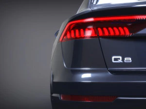 audi q8 suv 3D Model