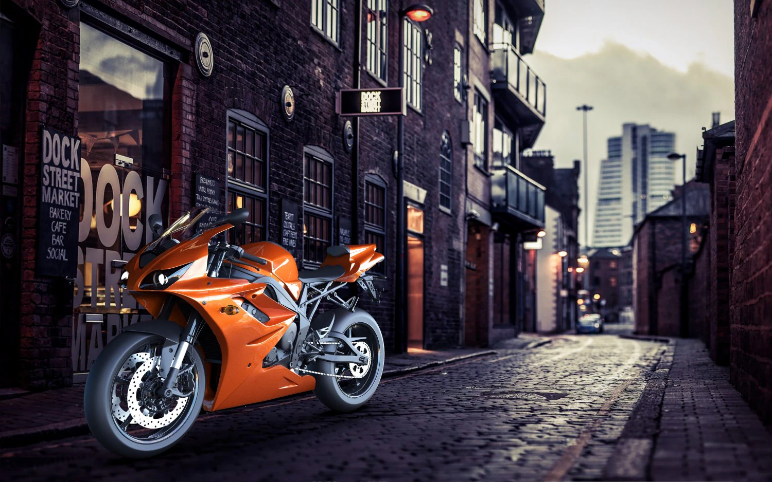 triumph daytona 3D Model .c4d .max .obj .3ds .fbx .stl .blend 