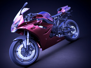triumph daytona 3D मॉडल