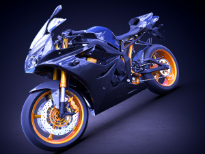 triumph daytona 3D मॉडल